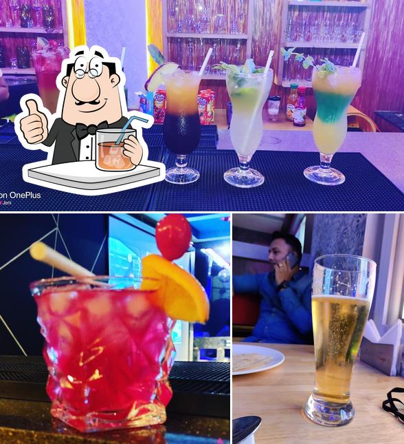 Get a drink from the menu