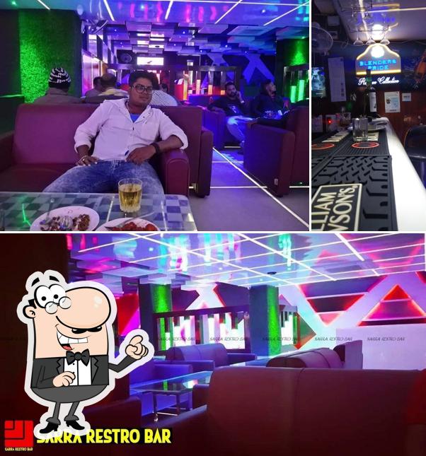 The interior of Sarra RESTROBAR