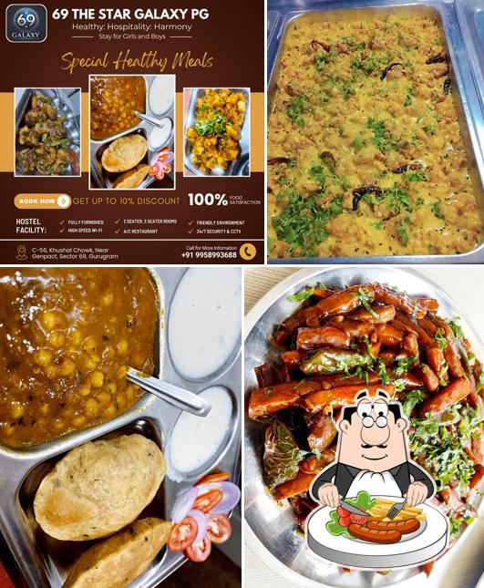 Food at 69 Star Galaxy Apartments & Kitchen