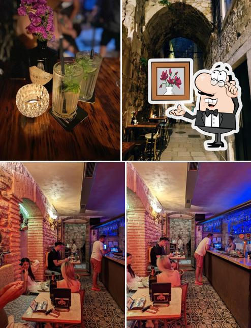 Gli interni di AVE Caffe Bar