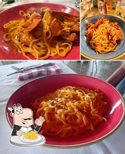 Spaghetti alla carbonara al All'avventura Ristorante Pizzeria