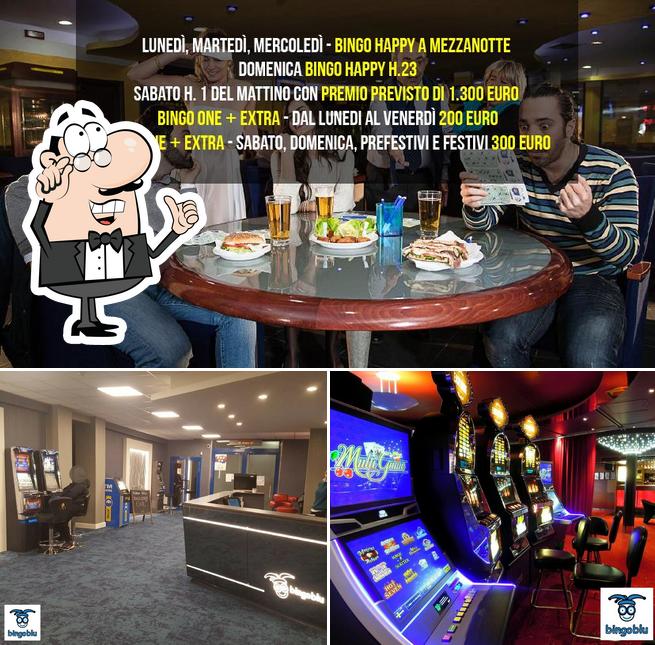Gli interni di Bingo Blu Cuneo: Sala Bingo Videolottery Ristorante