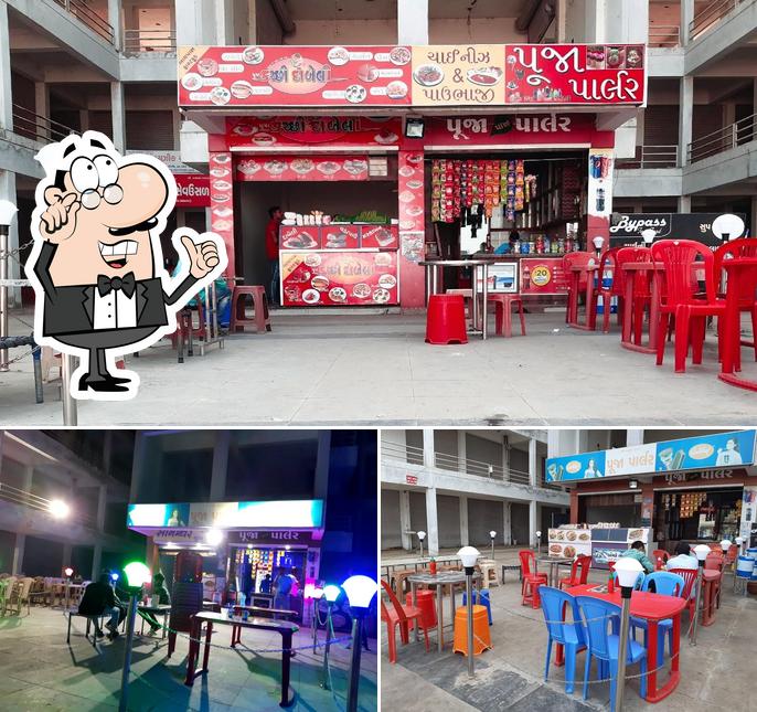 The interior of Byypass fastfood