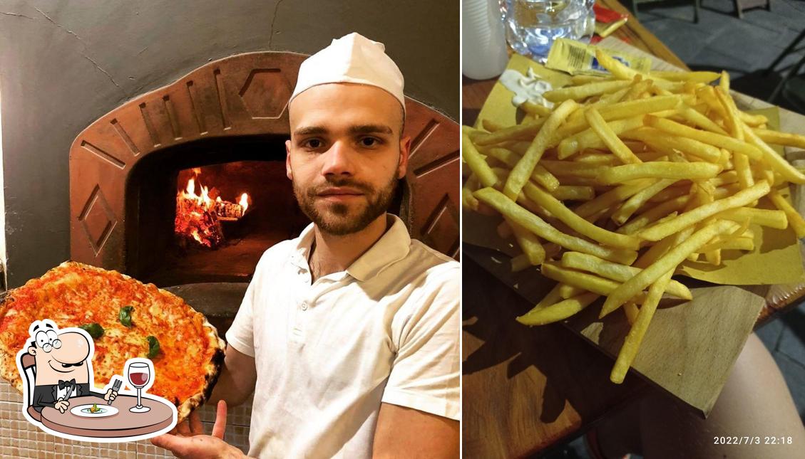 Platti al La fabbrica della pizza