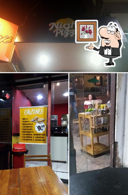 Veja imagens do interior do Night Pizza Delivery