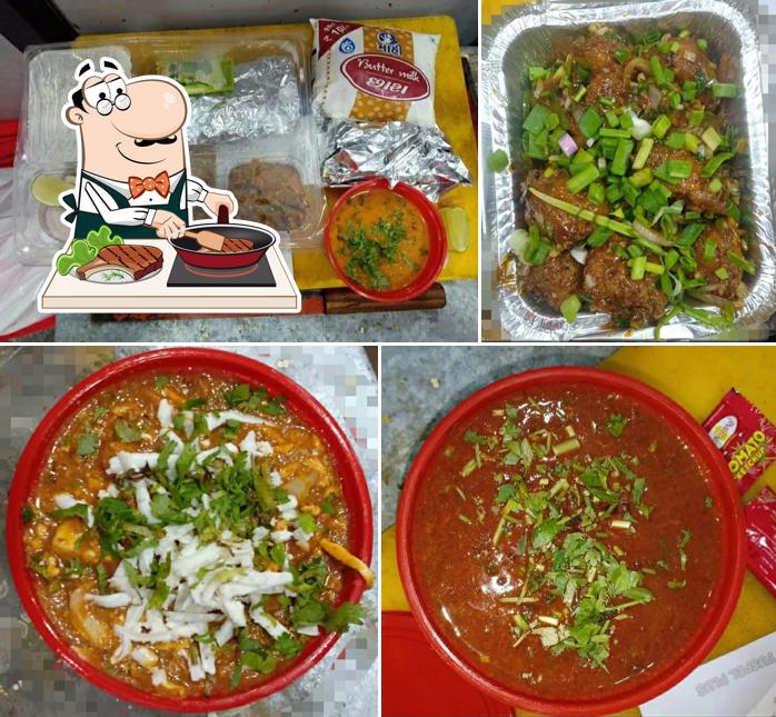 Order meat dishes at PANDEYJI Parcel Point