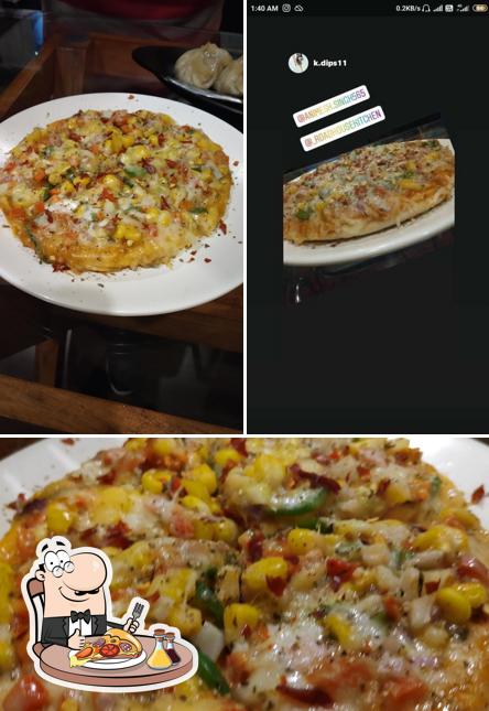 Try out pizza at RoadHouse Kitchen