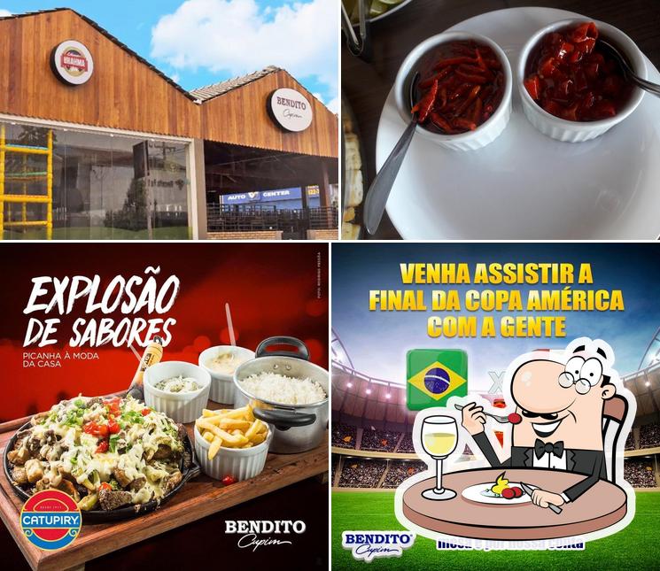 A imagem do Restaurante E Chopperia Bendito Cupim’s comida e exterior