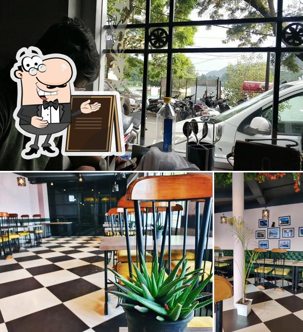 Enjoy the view at the outside area of The Lake Hill Restaurant Café