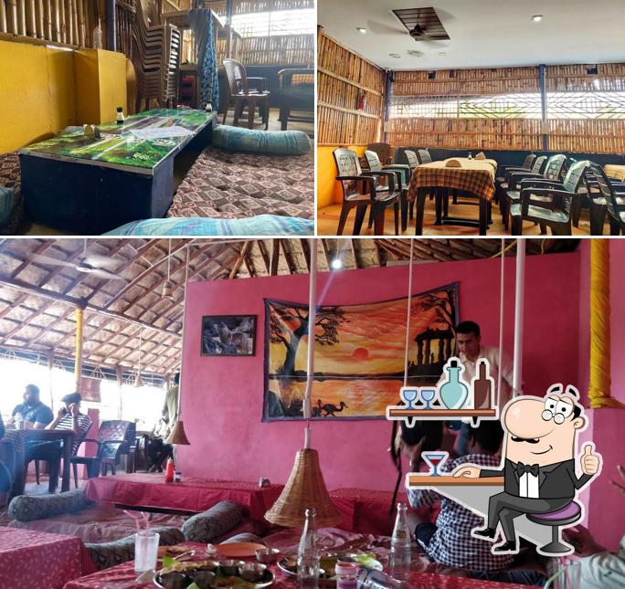 The interior of Tree Line Restaurant