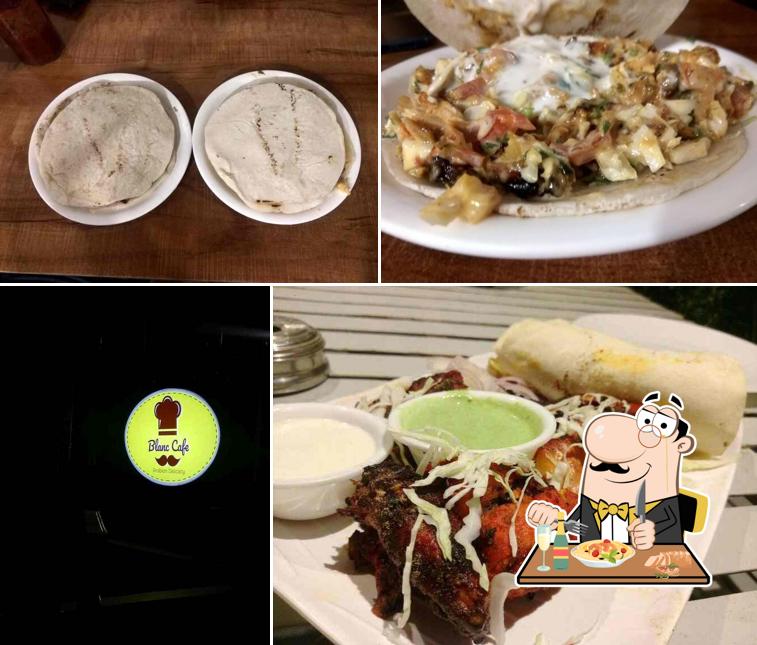 Meals at Blanc cafe