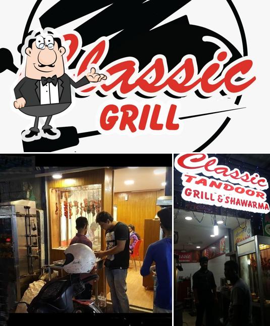 Among different things one can find interior and beverage at CLASSIC GRILL