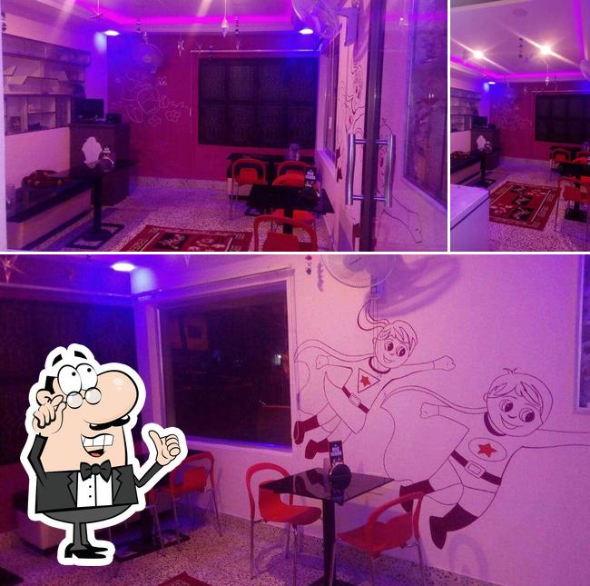 The interior of Rollz Cafe and Restuarant