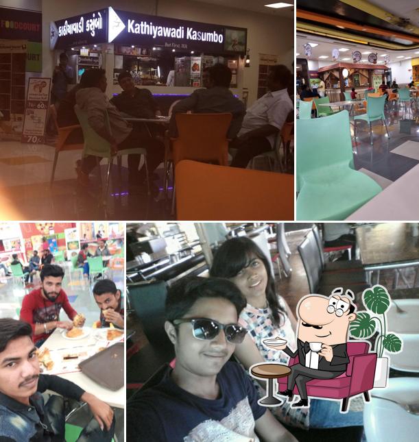 Check out how Kathiyawadi kasumbo Cafe & Snacks looks inside