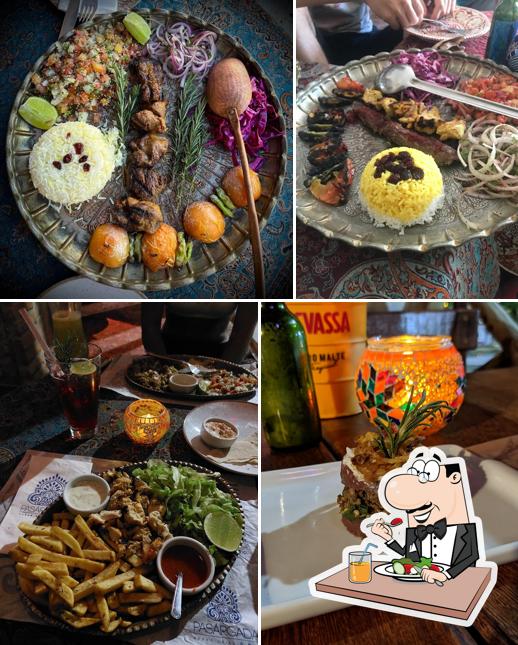 Platos en Pasárgada Kebab Grill