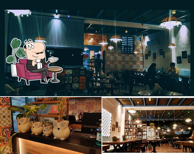 The interior of Pep-Talk Cafe & Bistro