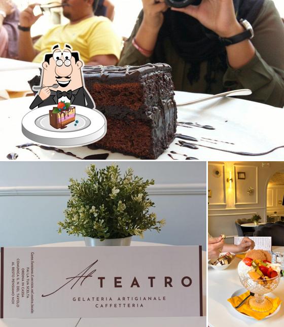 Torta al cioccolato al Al Teatro