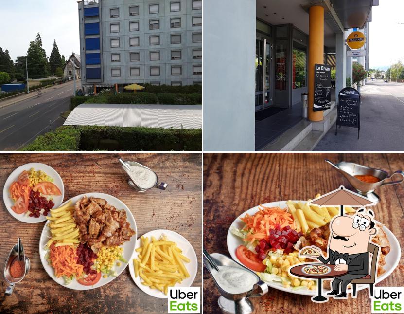 Restaurant Divan si caratterizza per la esterno e cibo