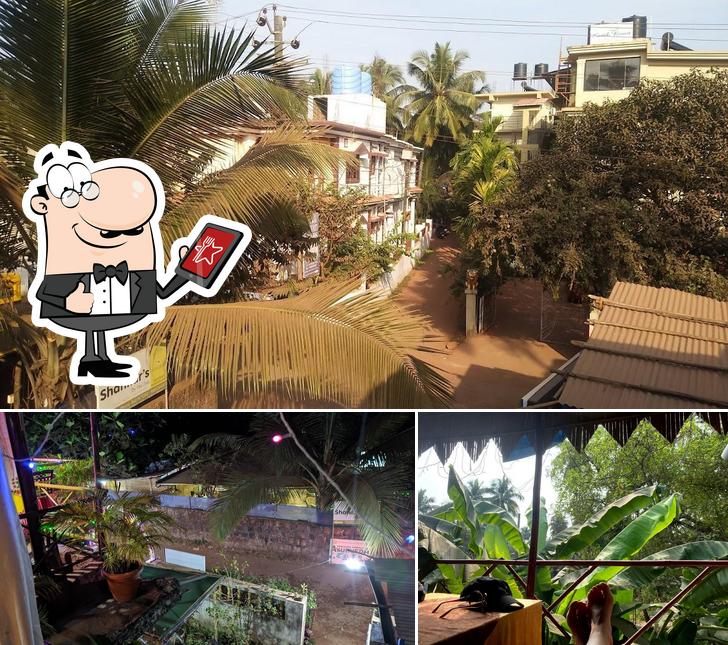 The exterior of Happy Bee Restaurant junswada Mandrem north goa