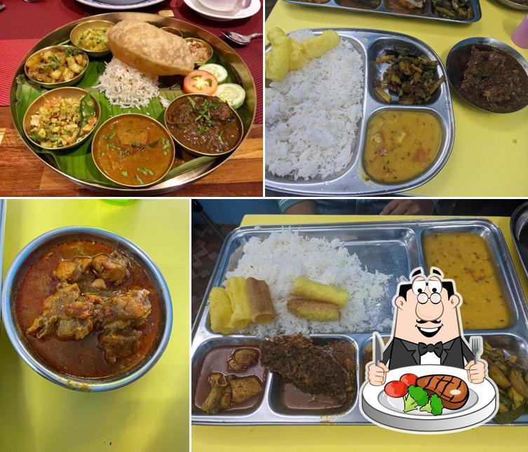 Order meat dishes at Hotel Surya Odisha House