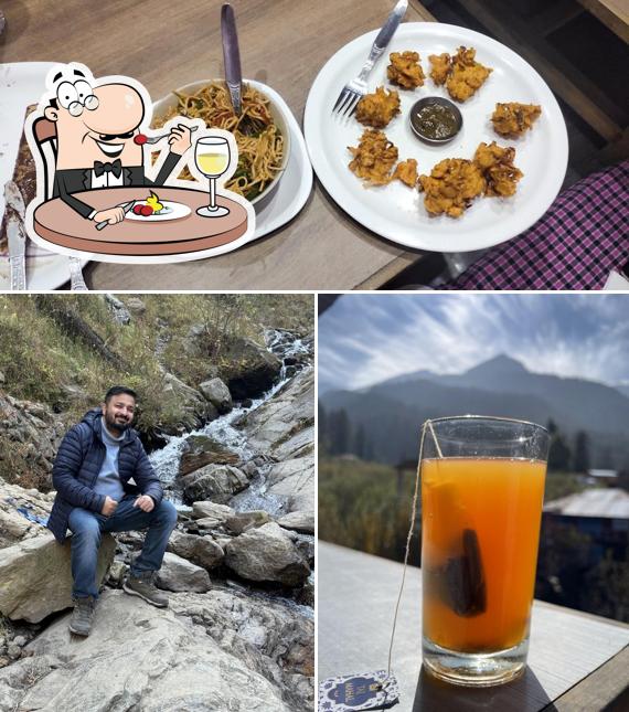 Food at Majestic House and Bonkers on the go Cafe