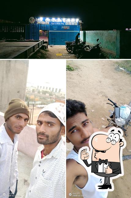 See this pic of Mr. Chicken Corner