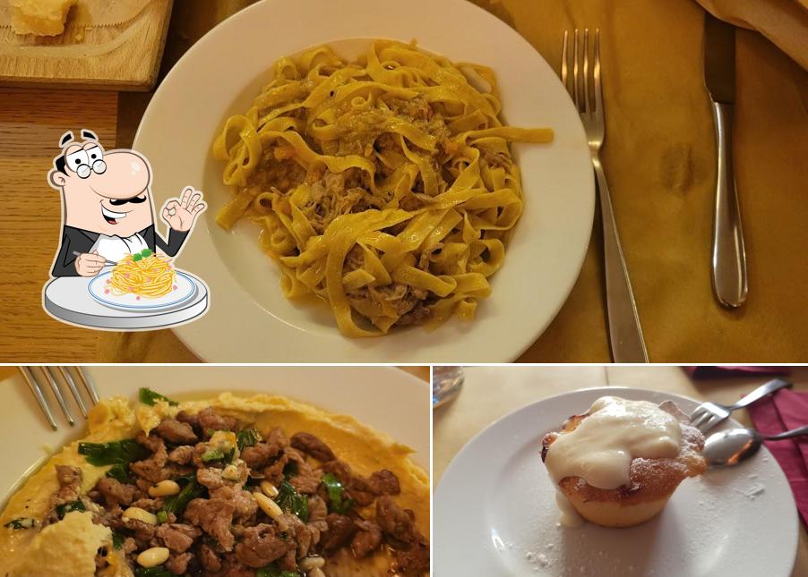 Spaghetti alla carbonara al Osteria Virgilio