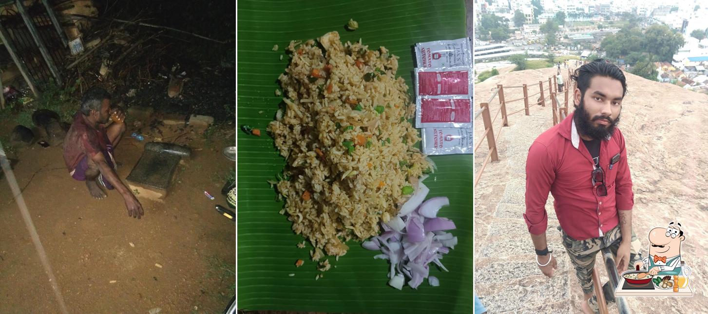 Fried rice at Saranya Tea Stall & Hotel