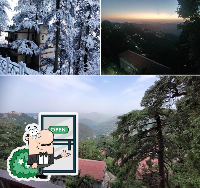 The exterior of Sleeping Buddha View I Best Hotel In Shimla I Hotel Near Mall Road In Shimla