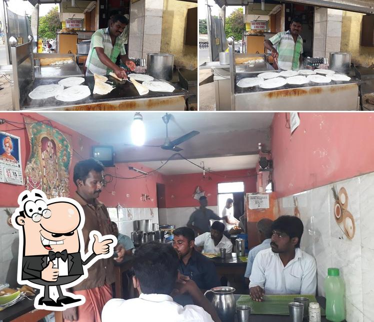 Here's a picture of Sri Karuppusamy Hotel