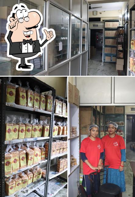 The interior of The Pandey's Bake House (A unit of U.K. Foods)
