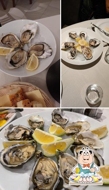 Ostriche al Ristorante Pizzeria Adriana