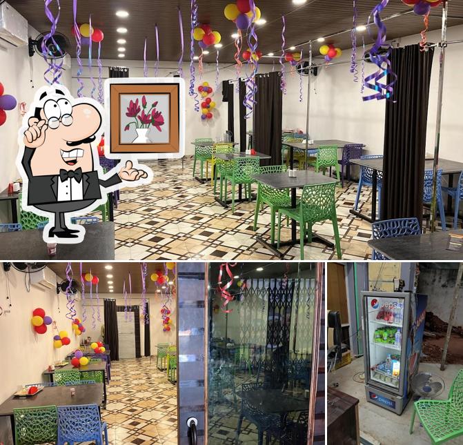 The interior of SVR Family Restaurant A/c