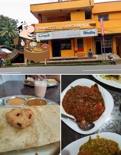 The restaurant's food and exterior