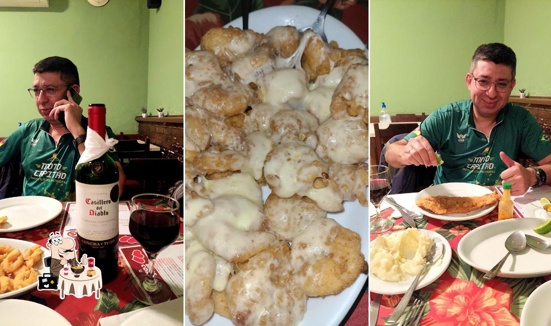 Platos en Restaurante Bate Coração