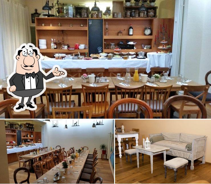 Gli interni di Café Bar Mélange