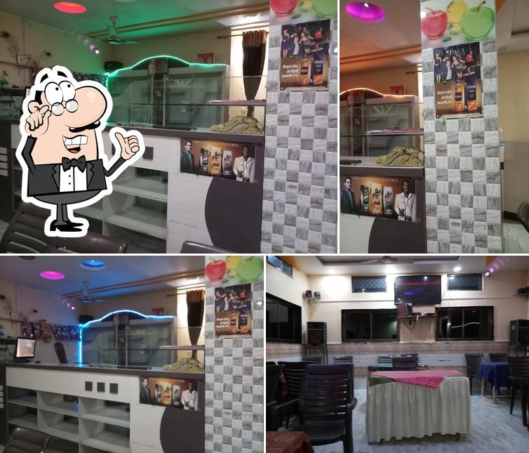 The interior of Hari Om Restaurant & Wine Bar Pusad