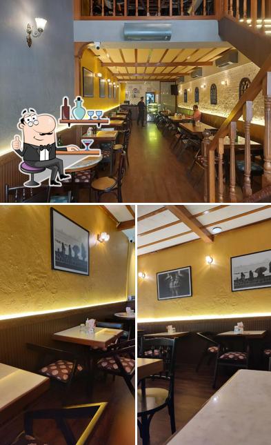 The interior of Cafe free India- heritage Food and Bar