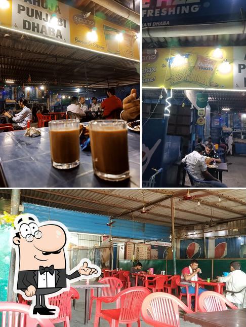 The interior of Ahuja Punjabi Dhaba