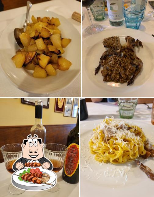 Platti al Trattoria Dell'Alba