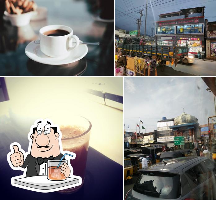 Among various things one can find drink and exterior at Golden Bakery