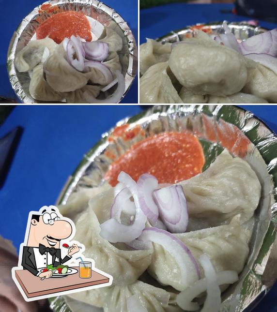 Food at Only Veg -Lauki Momo Shop