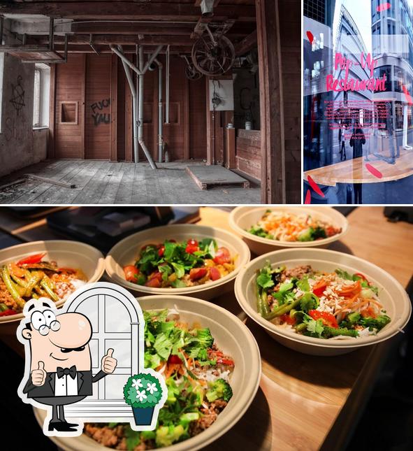 Dai un’occhiata alla immagine che raffigura la esterno e cibo di Rice Up! Asian Fusion