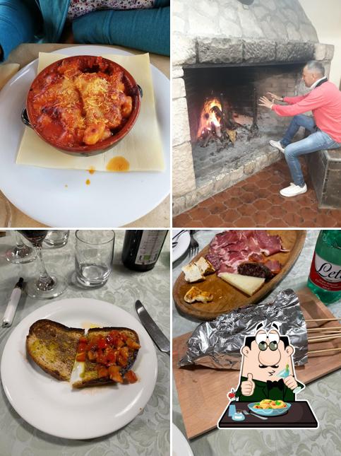 Cibo al Ristorante Rifugio Campetto degli Alpini