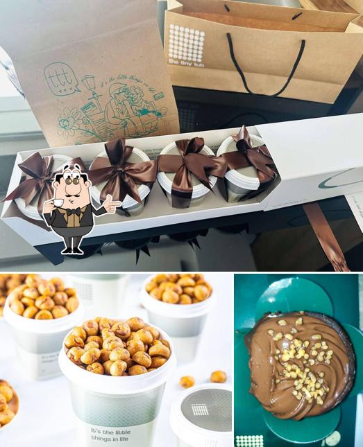 Enjoy a beverage at The Tiny Tub - Bite Sized Desserts