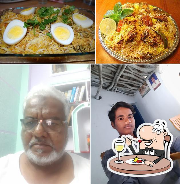 This is the image displaying food and interior at Midnight Biryani