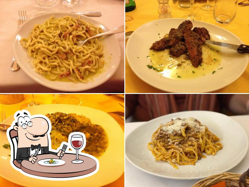 Cibo al Trattoria del Moro Aronne