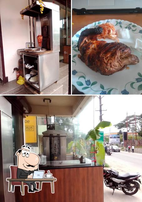 The interior of Shahi Grill
