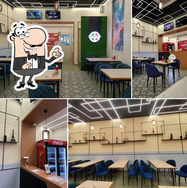 The interior of La Milano Pizzeria