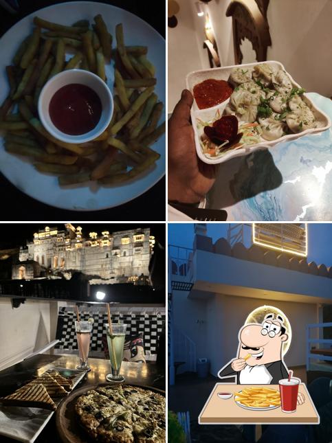 French fries at The Atulyam Rooftop Restaurant